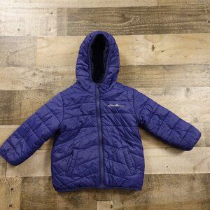 Eddie Bauer Reversible Hooded Jacket Kids 2T Toddler – Navy
